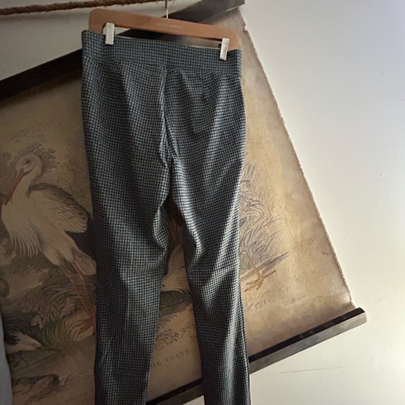 New Loft Dressy Leggings Skinny Pants Houndstooth SZ Medium TALL - Picture 6 of 6
